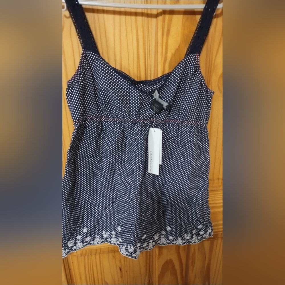 Calvin Klein tank blouse size M ptp 17